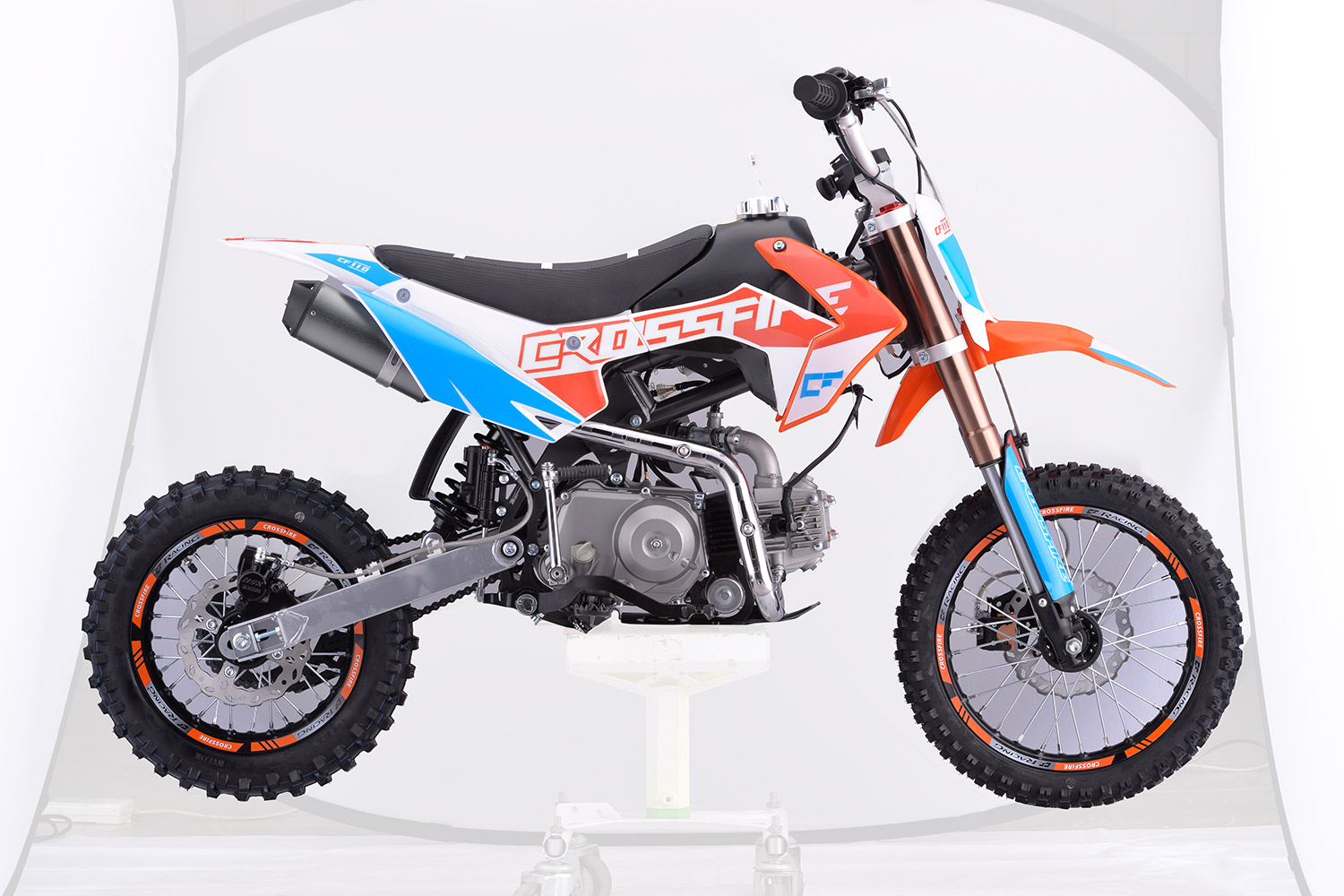 Crossfire 110CC Semi Auto Dirt Bike Orange