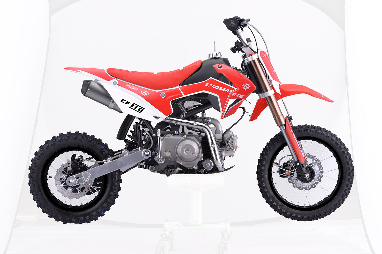 Crossfire 110CC Semi Auto Dirt Bike Red