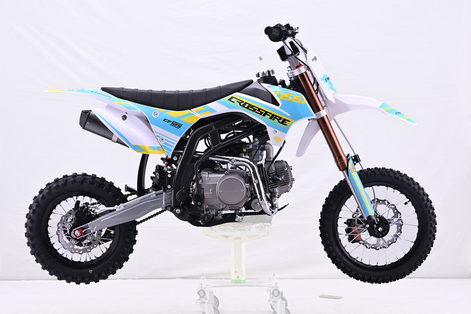 Crossfire 125CC Manual Dirt Bike teal