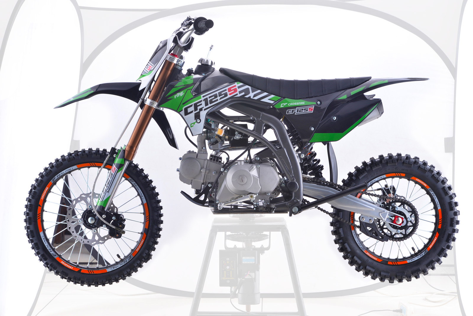 Crossfire 125CC Semi Auto Dirt Bike Green