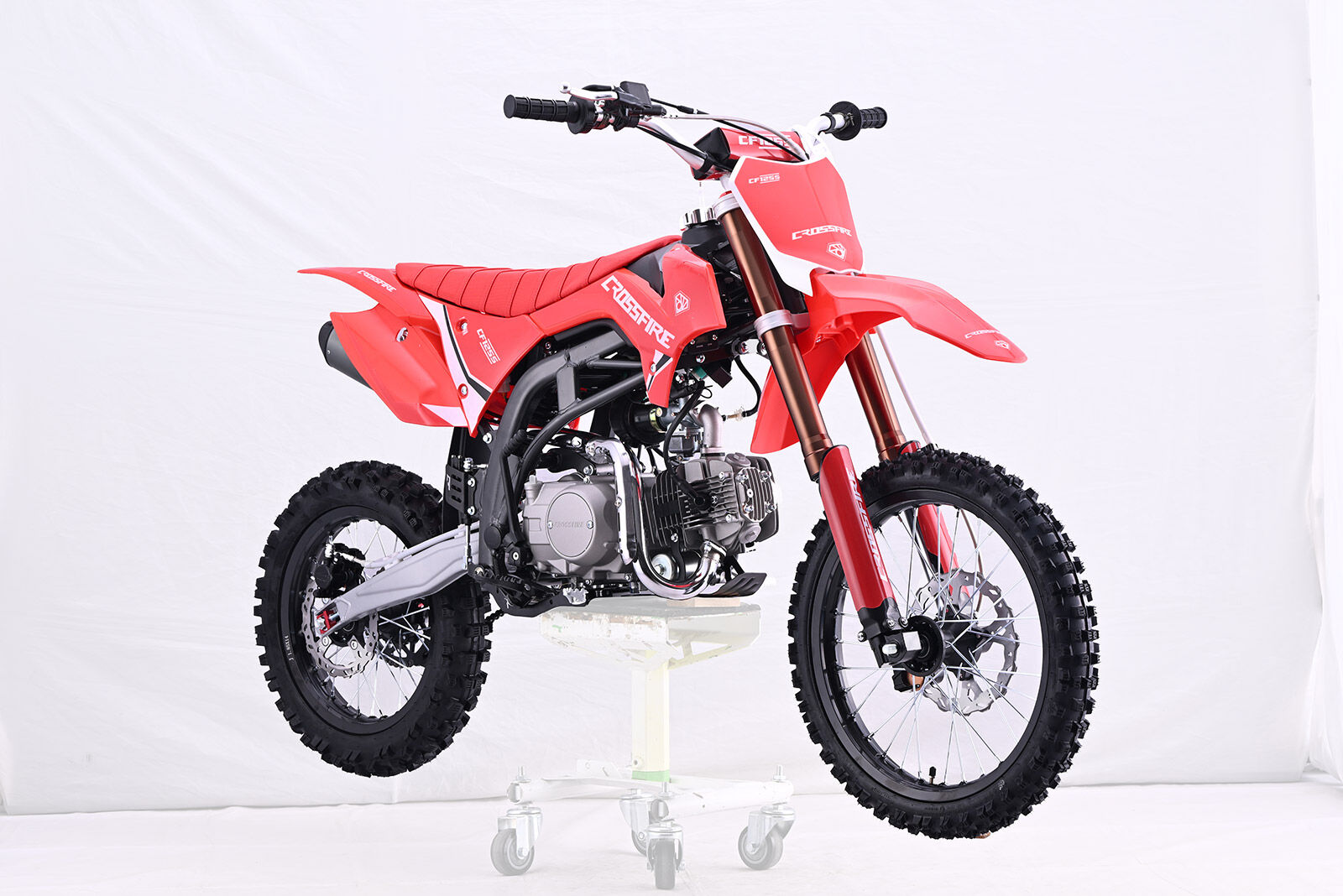 Crossfire 125CC Semi Auto Dirt Bike red