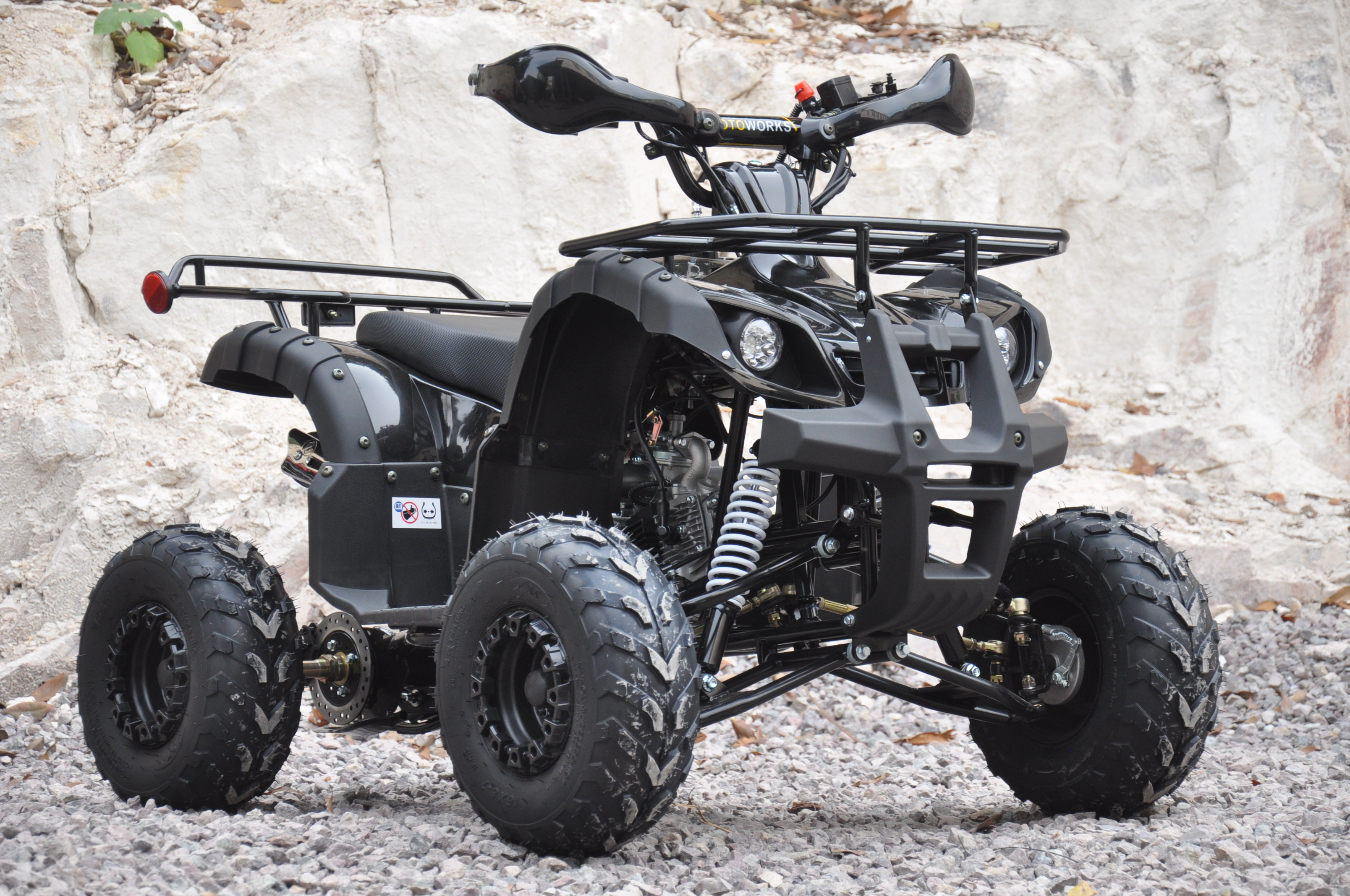 Motoworks 125CC Farm Quad Black