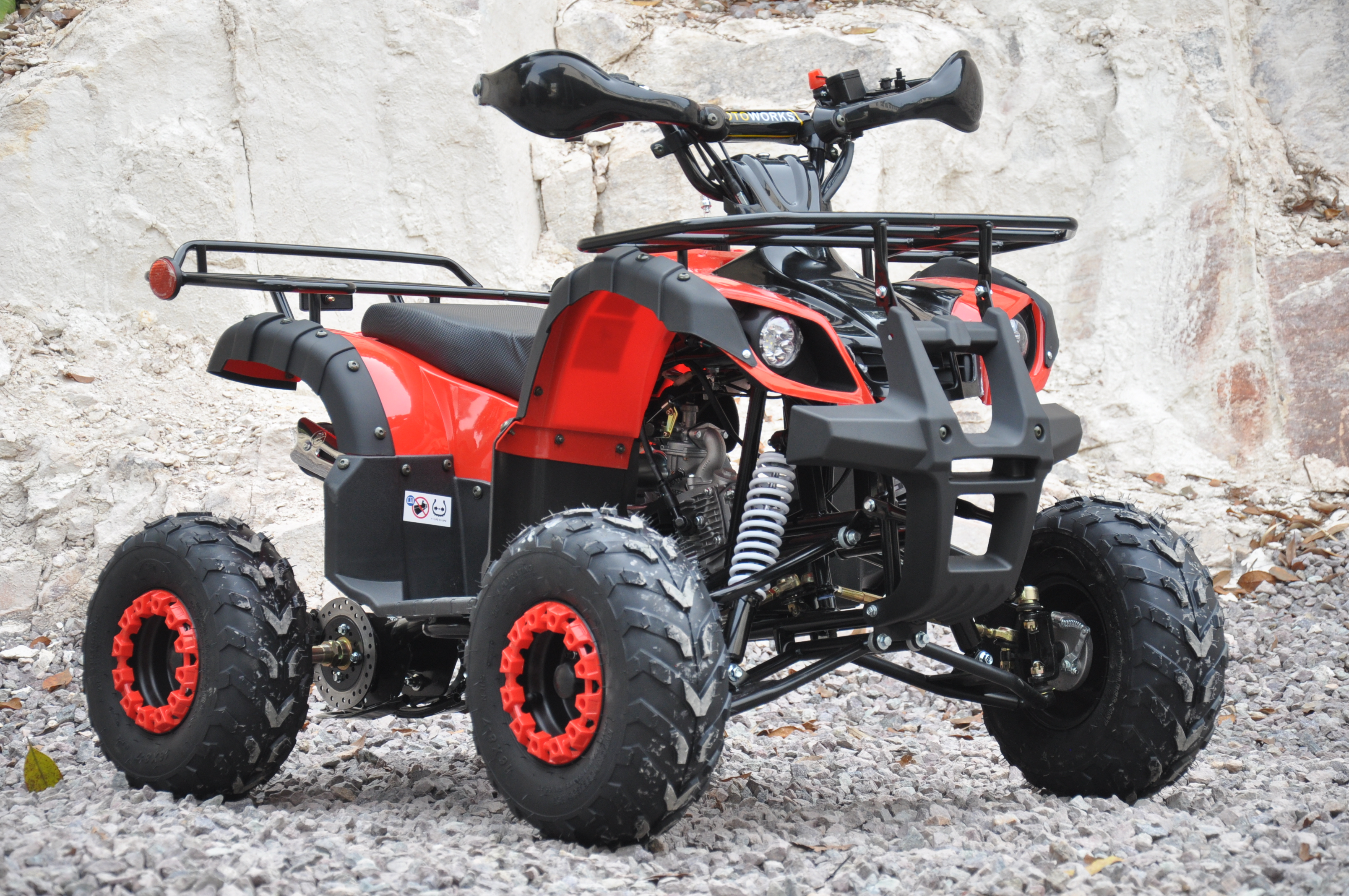 Motoworks 125CC Farm Quad Red