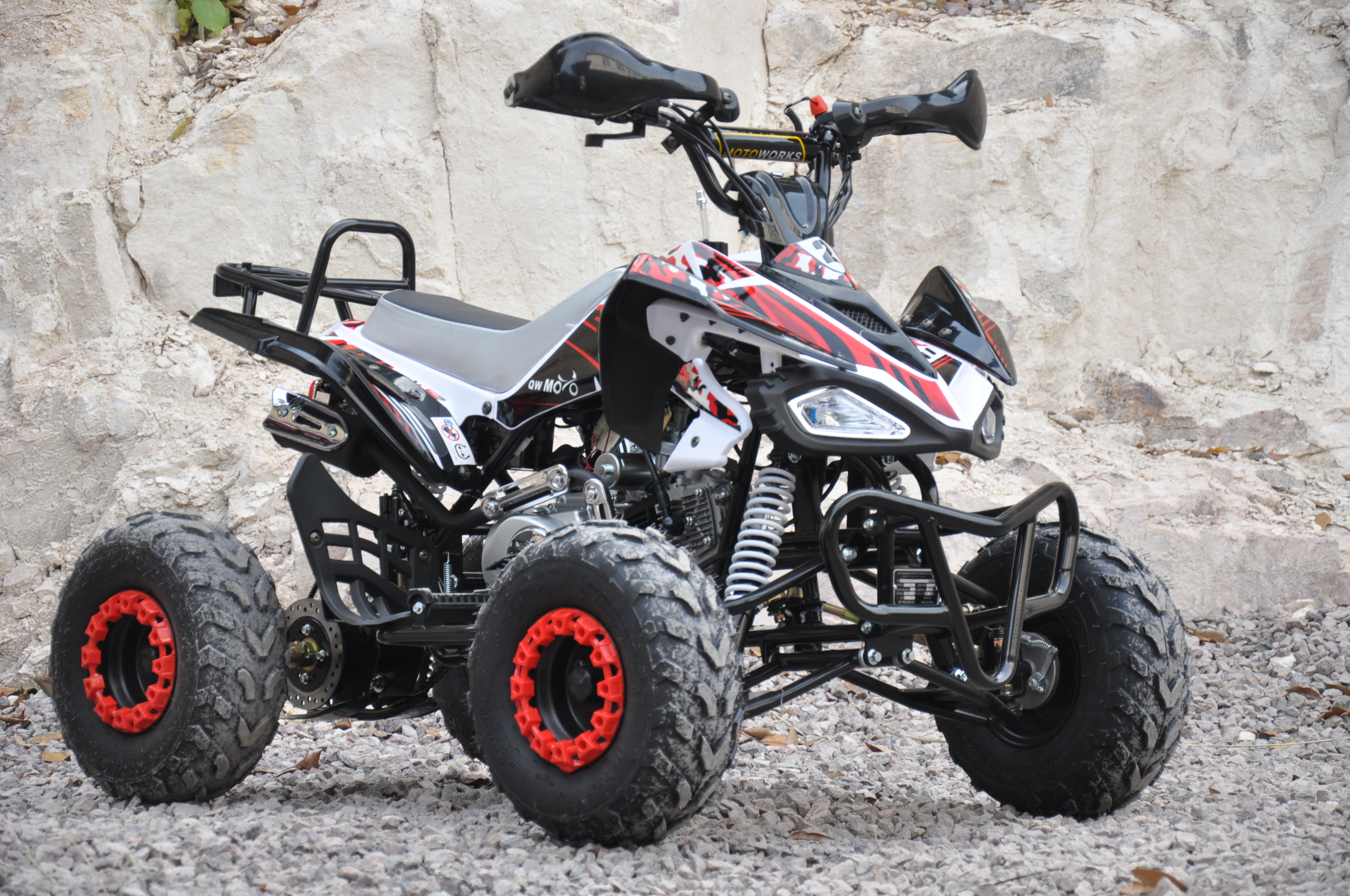 Motoworks 125CC Sports Quad Red