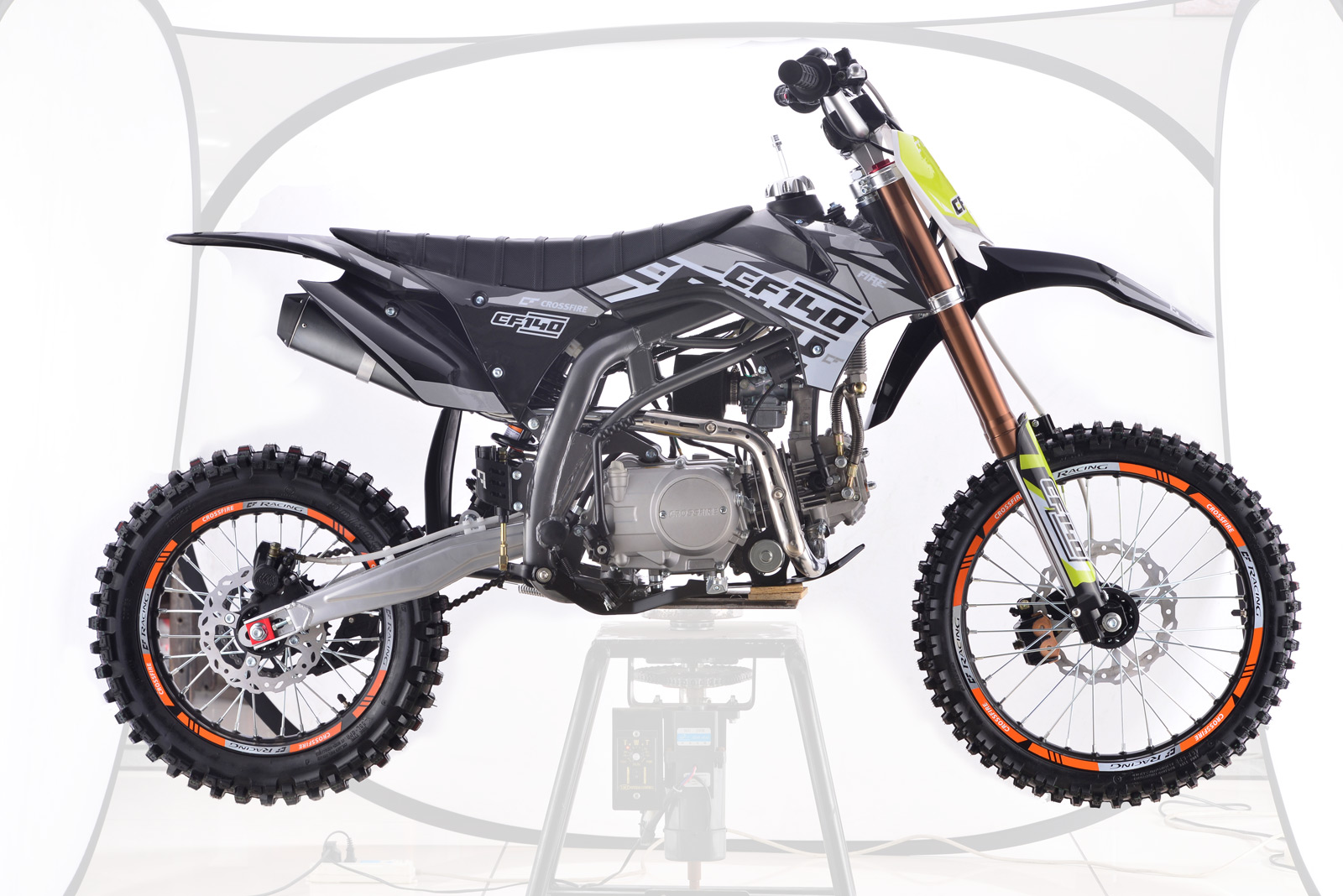 Crossfire 140CC Manual Dirt Bike Black