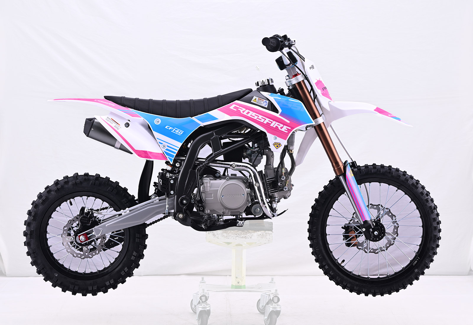 Crossfire 140CC Manual Dirt Bike pink