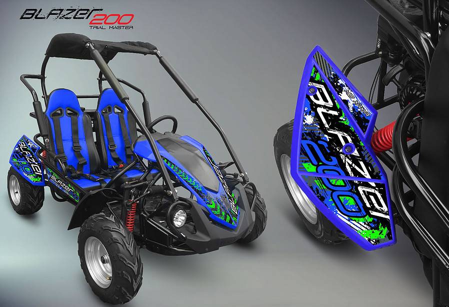 Crossfire 200CC Buggy Blue