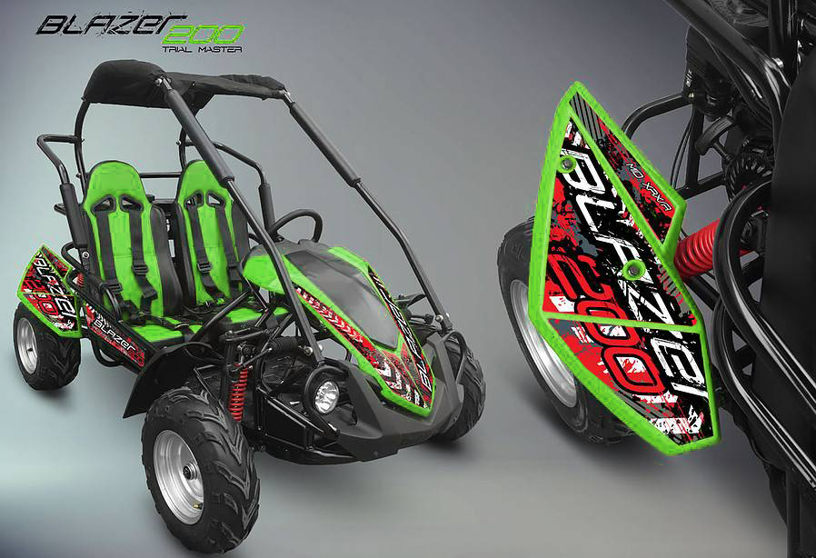 Crossfire 200CC Buggy Green