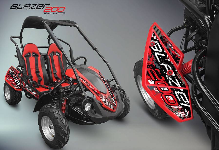 Crossfire 200CC Buggy Red