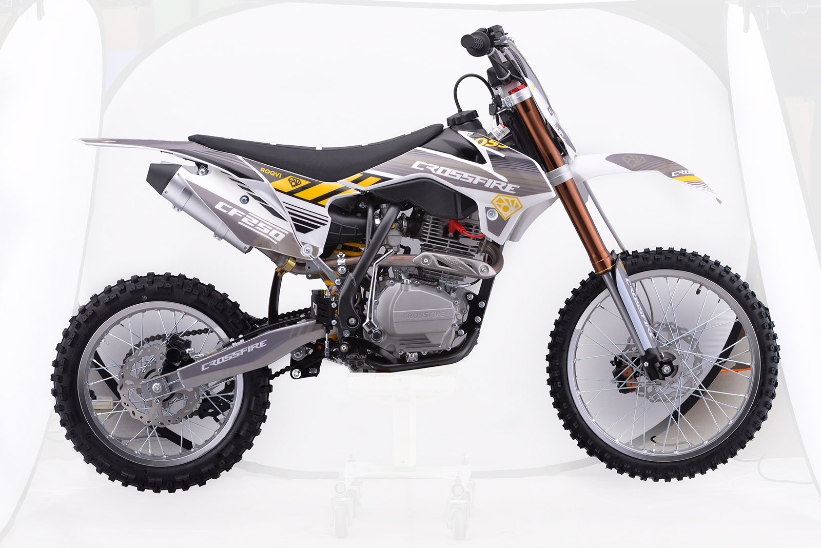 Crossfire 250CC Manual Dirt Bike Grey