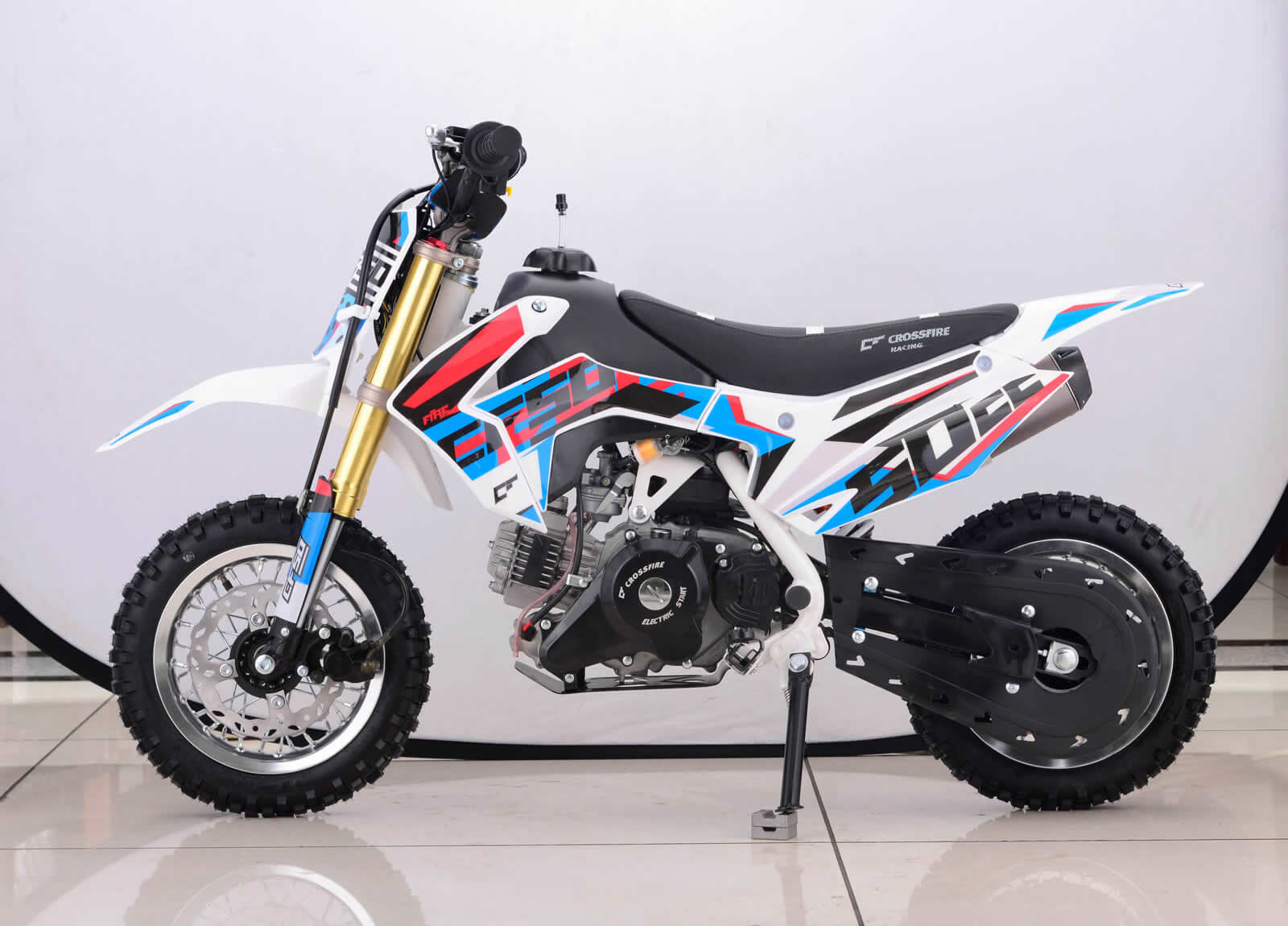 Crossfire 50CC Automatic Dirt Bike White