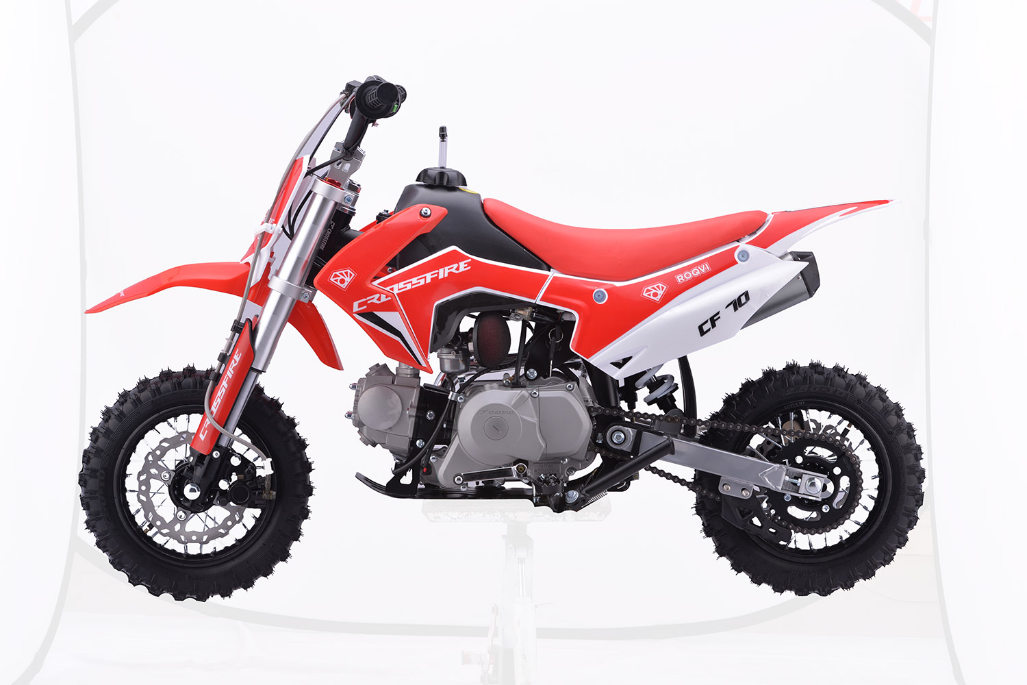 Crossfire 70CC Semi Auto Dirt Bike Red