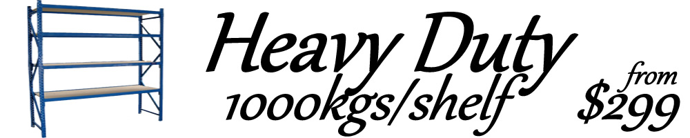 Garage shelving heavy duty