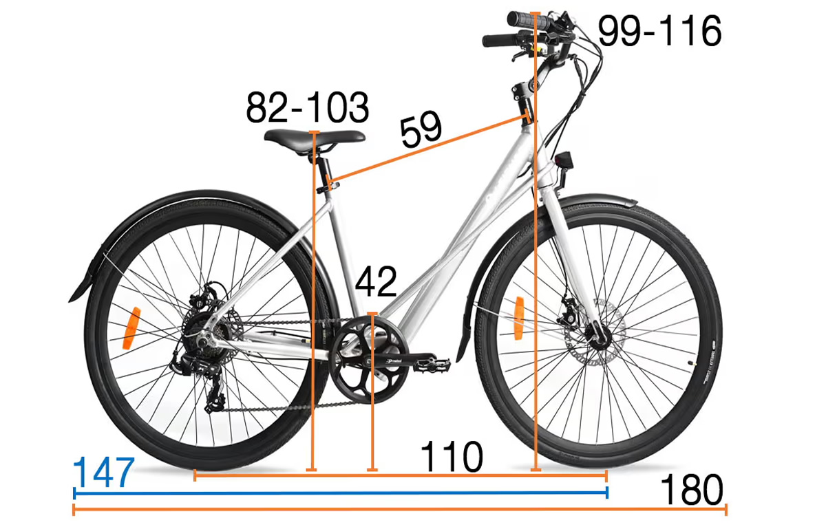 Cruiser 28 inch e-bike
