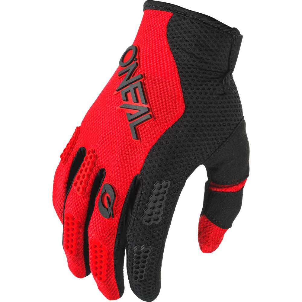 Oneal element gloves red